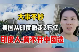 印度遭美国撤资2万亿，为啥经济或将退20年？印度人:中国造太强大视频封面