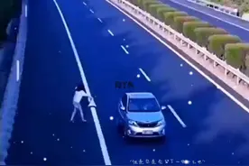 高速公路上的尴尬一幕，真是什么人都能开车视频封面