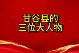 甘谷县的三位大人物都有谁？视频封面