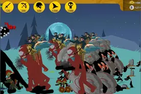 今天挑战火柴人战争最难关卡