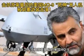 惊爆！击杀苏莱曼尼的美国MQ一9死神无人机被也门胡塞武装击落！视频封面