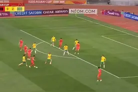 U20亚洲杯：中国vs澳大利亚，10号蒯纪闻禁区停球爆射，一气呵成视频封面