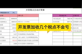 手把手教大家如何计算开票税点视频封面