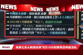 台媒：陆无侦7无人机绕日本飞行10小时累死小日本自卫队。视频封面