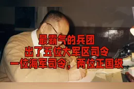 最霸气的兵团，出了五位大军区司令，一位海军司令，两位正国级视频封面