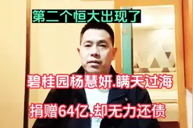许家印被抓后不久，碧桂园杨慧妍瞒天过海，捐赠64亿却无力还债。视频封面