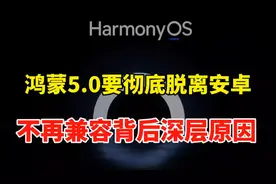鸿蒙5.0要彻底脱离安卓，不再兼容背后深层原因视频封面