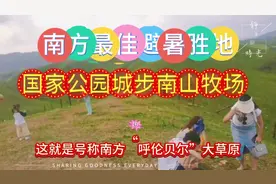 南方“呼伦贝尔”大草原，国家公园南方最佳避暑胜地城步南山牧场
