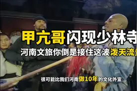 “甲亢哥”现身少林寺，河南文旅迎接新潮流！#甲亢哥#少林寺视频封面