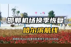邯郸机场换季恢复哈尔滨航线视频封面