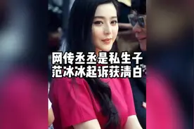 当年网传范丞丞是范冰冰私生子，范冰冰起诉造谣者，终还自己清白