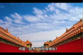 除了“四大名著”，中国还有哪些“四大”？视频封面