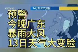 今晚起广东暴雨、大风强对流天气来袭，12-13日天气大变脸！预警视频封面