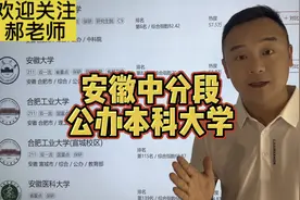安徽省的中等分数段学生可以上的大学。视频封面