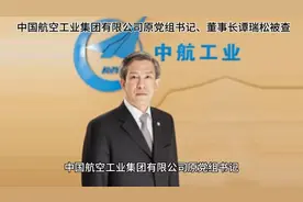 中国航空工业集团有限公司原党组书记、董事长谭瑞松被查视频封面