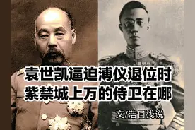 袁世凯逼迫溥仪退位时，紫禁城上万的侍卫在哪？为什么不去保护😯视频封面