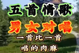 五首情歌男女对唱版一首比一首唱的肉麻，好听极了视频封面