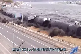 实拍日本史上最大海啸，宛如人间炼狱！#社会百态 #日本海啸视频封面