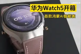 华为Watch5开箱体验首款鸿蒙AI智能表来了华为手表接入DeepSeek视频封面