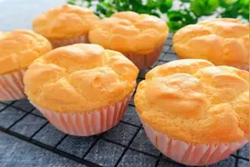 原来糯米粉也能做蛋糕，外酥里糯，少油少糖，口感像棉花一样松软