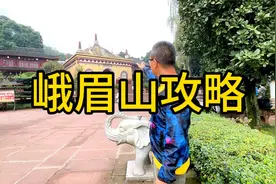 自驾游亲身到峨眉山攻略？今天来到万年寺视频封面