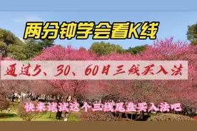 两分钟学会看K线，通过5、30、60日三线买入法