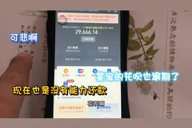 我破产了，花呗也逾期了，26200元，芝麻分750也降下来，哎视频封面