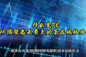 什么是市盈率（PE）？以隔壁老王看上奶茶店妹妹为例视频封面