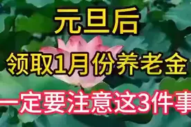 退休人员必看，2025年领取1月份养老金，一定要注意这3件事！？视频封面