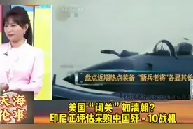 台媒：美现“闭关”倾向似清朝！印尼评估采购中国歼-10