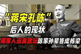 “蒋宋孔陈”后人的现状：蒋家人多数远离政坛，陈家孙辈皆成栋梁