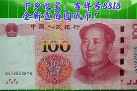 下乡收宝：吉祥号8818全新壹佰圆纸币！视频封面