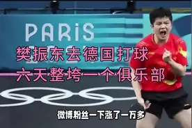 樊振东去德国打球六天整垮一个俱乐部，票卖疯了！赞助商挤破头…