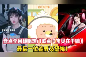 盘点全网翻唱热门歌曲《宝贝在干嘛》:最后一位诡异又恐怖！