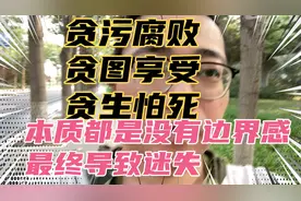 贪污腐败， 贪图享受，贪生怕死，本质都是没有边界感，最终迷失图片