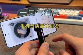 一口气看完手机音质排名，第一名很多人都没用过视频封面