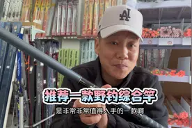 渔具店主推荐一款综合竿，野钓大小都能兼顾，实战表现很优秀