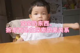 宝宝扔东西、拆东西？他可能是在探索因果关系呢！