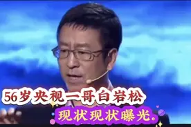 56岁央视一哥白岩松近况曝光视频封面