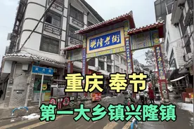 重庆奉节第一大镇兴隆镇，与湖北恩施交界，世界第一大山门就在这视频封面