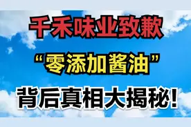 千禾味业致歉，“零添加酱油”背后真相大揭秘！视频封面