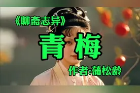 短篇小说欣赏《青梅》作者，蒲松龄视频封面