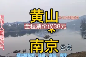 极限挑战花30几元；从黄山全程坐公交到南京，经过泾县桃花潭视频封面