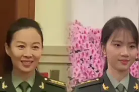 女航天员王亚平和女飞行员徐枫灿在大会堂同框。视频封面