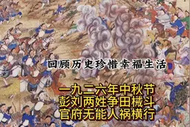 揭秘1926年沉湖彭刘两姓争田械斗 揭露旧中国官府无能百姓遭人祸视频封面