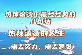 热辣滚烫中最经典的几句话，热辣滚烫的人生，需要努力，需要梦想视频封面
