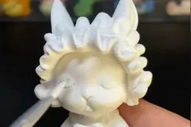 石膏娃娃苏菲兔上色教程