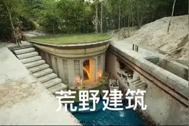 哥俩徒手建造有游泳池的大别墅