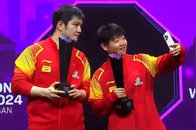 孙颖莎跨一步，拉开和樊振东距离，让人想起东哥换座看傻莎莎一幕视频封面