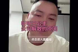 三公主公司解散了听听公司的总经理说出公司解散的原因真不敢相信视频封面